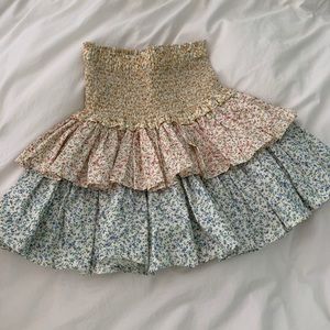 Petersyn Asia Tiered Floral Skirt
